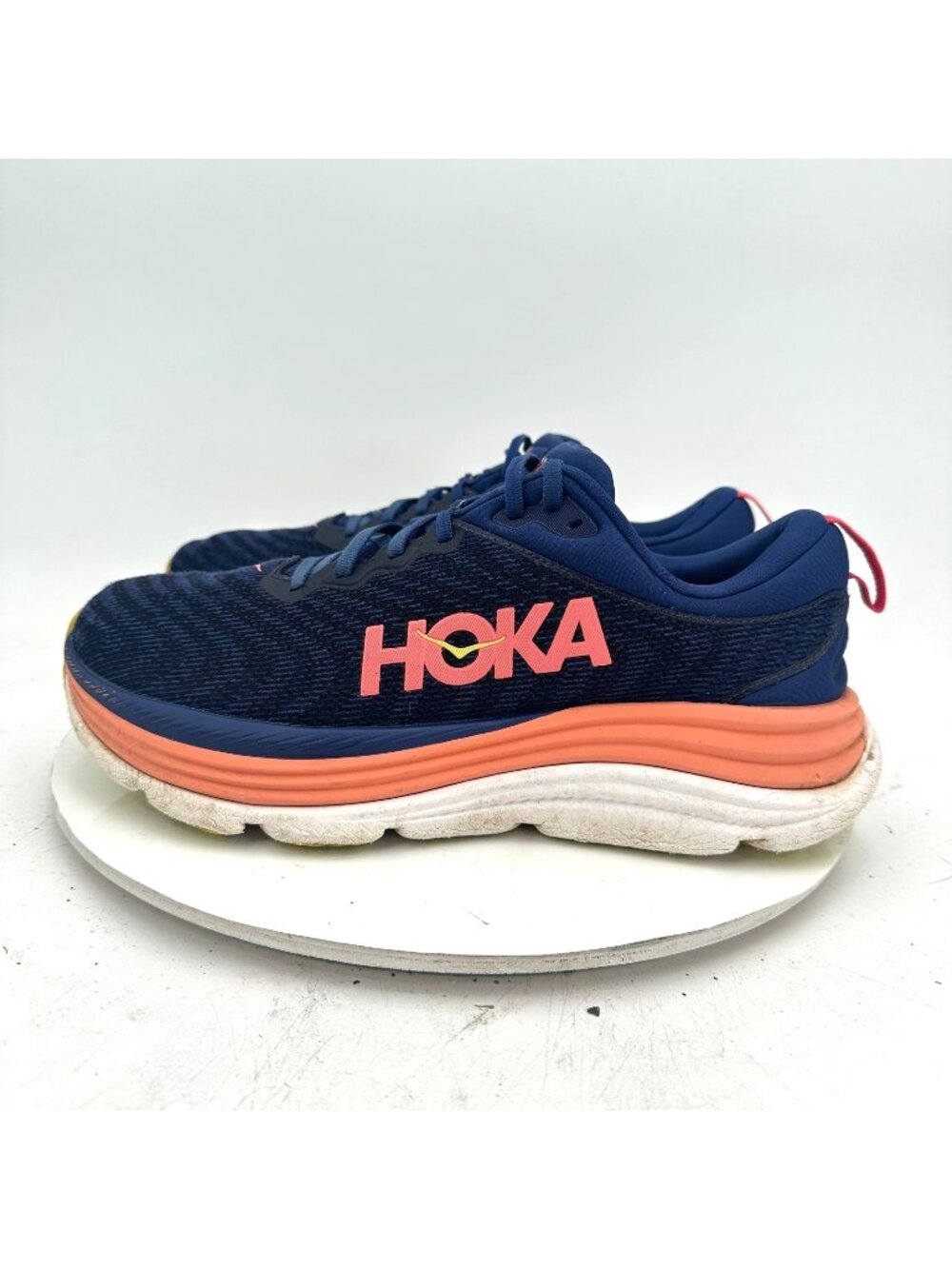 Hoka One One Gaviota 5 Women Size 10 1134235 EVN Evening Sky Coral Running Shoes
